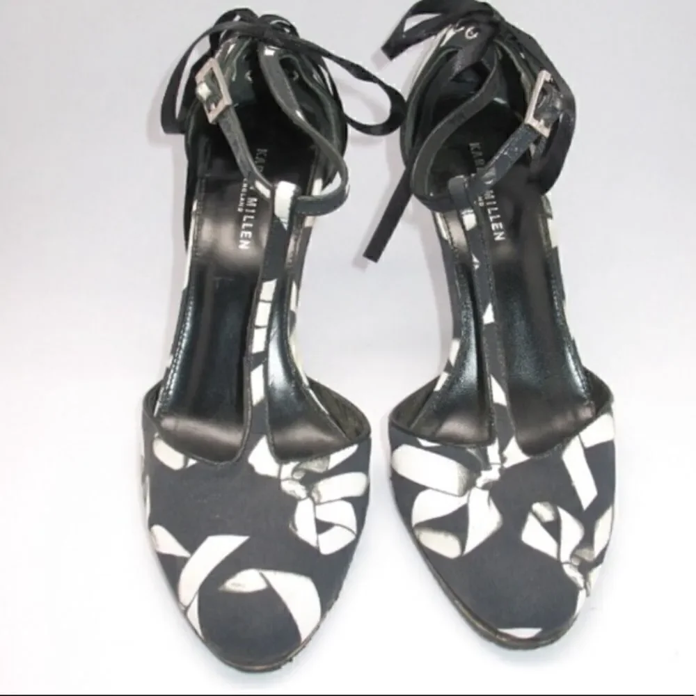 Black White Pumps Heels